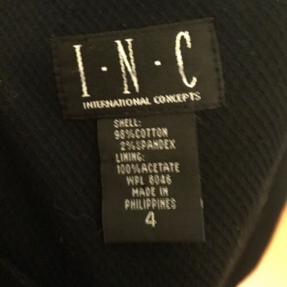 INC Black‎ Suit Dress Size 4 - Picture 7 of 7